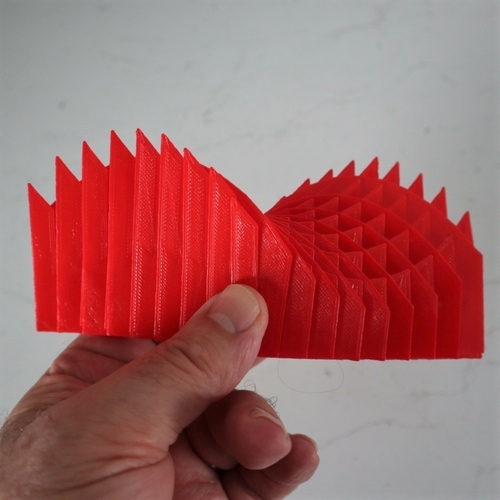 Sliceform Saddle (Hyperbolic Paraboloid) 3D Print 258014