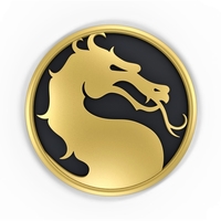 3D printable Mortal Kombat logo - Thumbnail 2