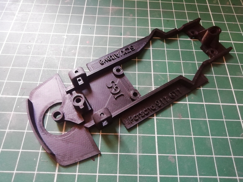 scx porsche 911 GT1 1998 /slot it motor mount