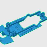 scx porsche 911 GT1 1998 /slot it motor mount - Thumbnail 2