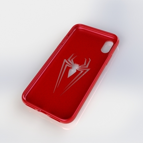 IPhone X Spiderman Case 3D Print 258069