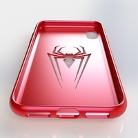 Small IPhone X Spiderman Case 3D Printing 258071