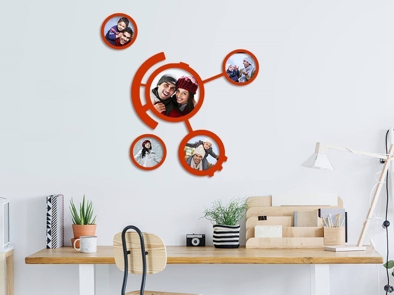Circles photo frames  