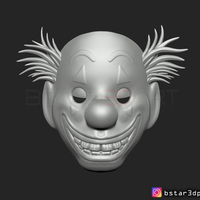 Joker Mask 2019 with hair - Clown mask 2019 - Halloween Mask  - Thumbnail 5