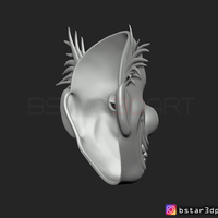 Joker Mask 2019 with hair - Clown mask 2019 - Halloween Mask  - Thumbnail 10