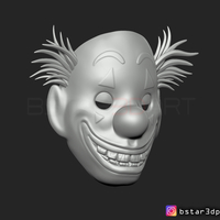 Joker Mask 2019 with hair - Clown mask 2019 - Halloween Mask  - Thumbnail 11
