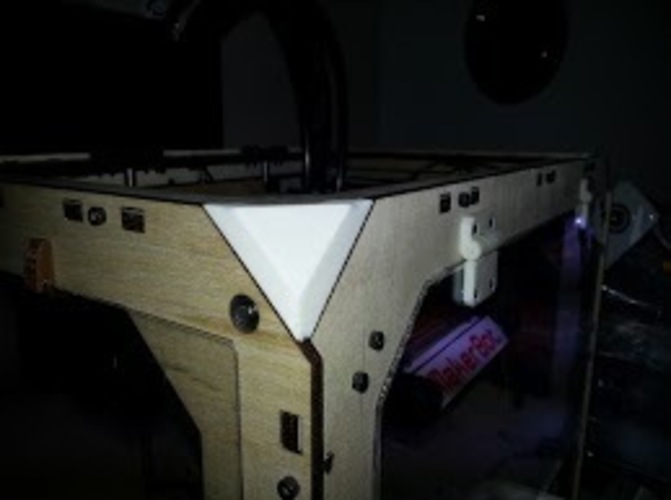 Replicator upper corner filler 3D Print 25820