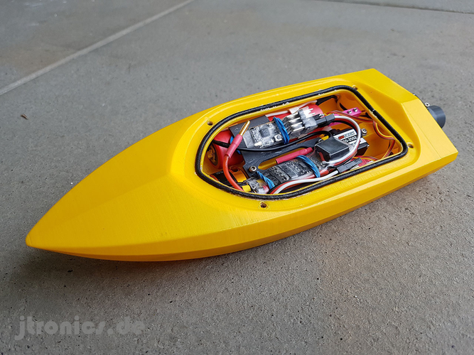RC Mini Jet Boat 3D Print 258245