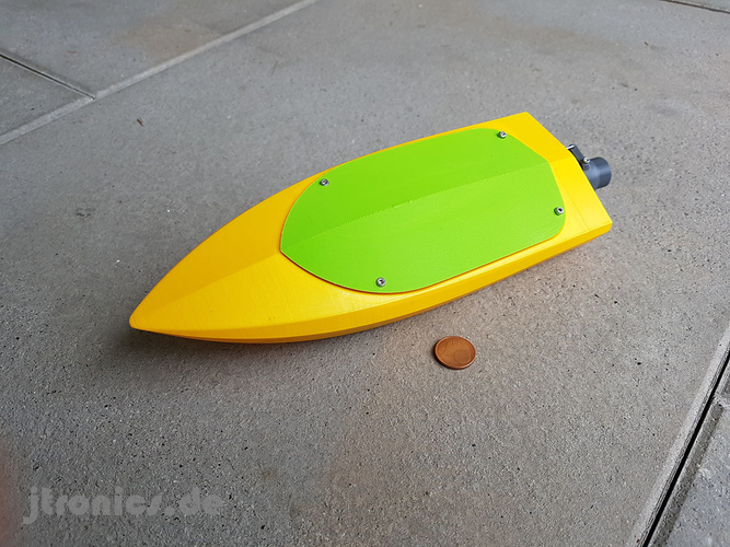 RC Mini Jet Boat 3D Print 258247