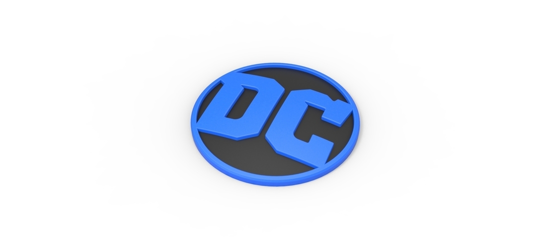 3D printable DC emblem