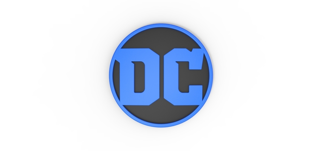 3D Printed 3D printable DC emblem by CosplayItemsRock | Pinshape