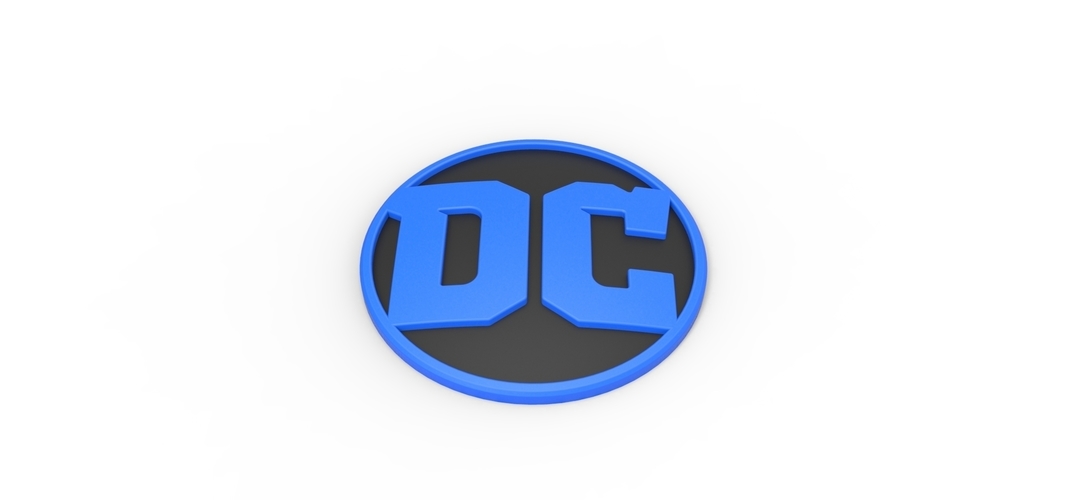 3d Printed 3d Printable Dc Emblem By Cosplayitemsrock 