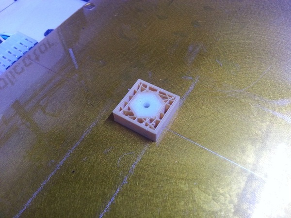 Dualstrusion test, ABS + Nylon 618