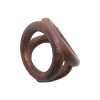 Scarf buckle triple ring with diameter 28mm - Thumbnail 3