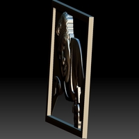 Portrait STL bas-relief Die Hard - Thumbnail 8