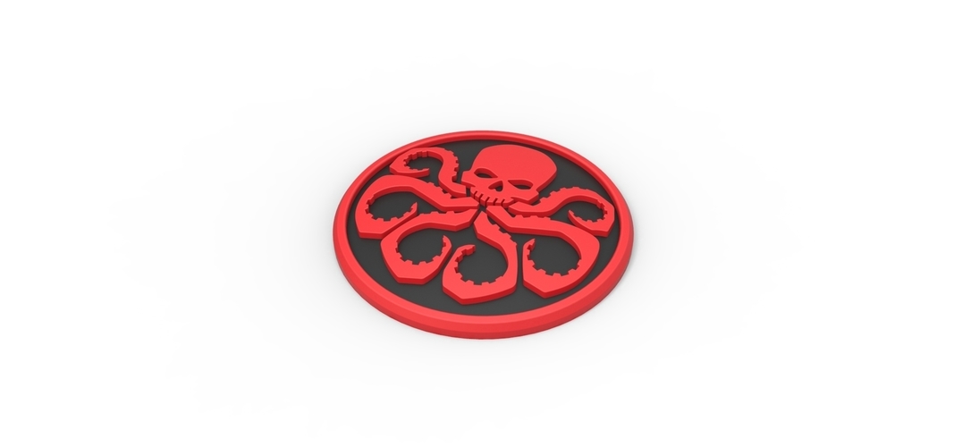 3D printable HYDRA emblem