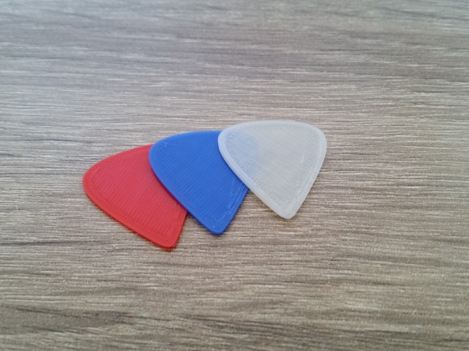 3D Printed Guitar pick by Daniel_Flint | Pinshape