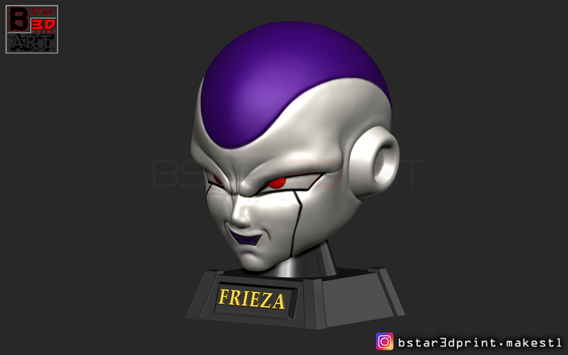 Frieza Head - frieza Mask - Dragon ball cosplay/Decor 3D Print 258401