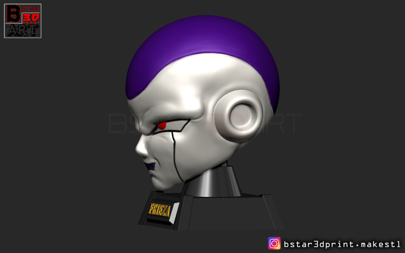 Frieza Head - frieza Mask - Dragon ball cosplay/Decor 3D Print 258402