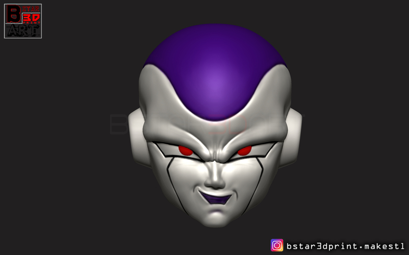 Frieza Head - frieza Mask - Dragon ball cosplay/Decor 3D Print 258406