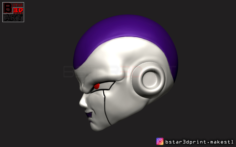 Frieza Head - frieza Mask - Dragon ball cosplay/Decor 3D Print 258407