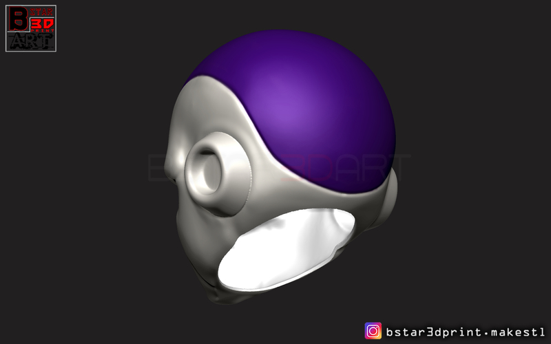 Frieza Head - frieza Mask - Dragon ball cosplay/Decor 3D Print 258408