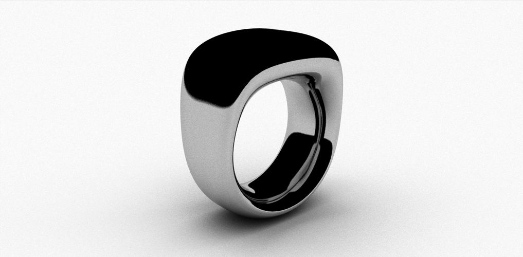 ring semi flat size 8 3D Print 258419