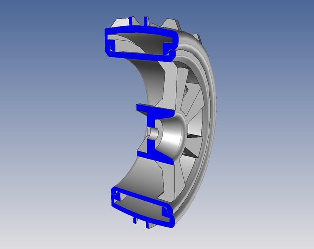 OpenRC 1:10 Experimental Wheel (Dualstrusion) 3D Print 25842