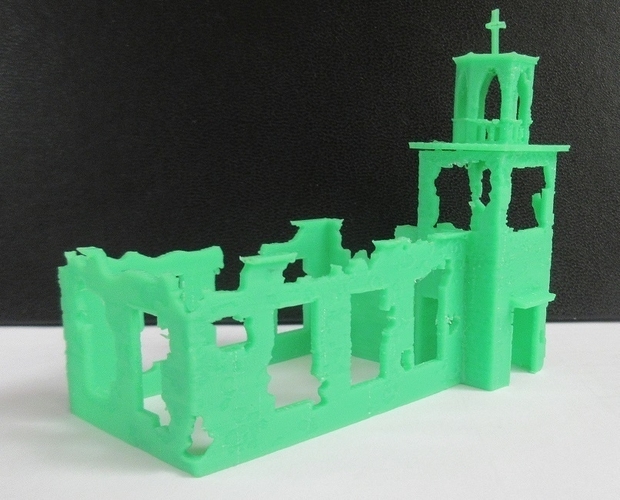 Ruined church 3D Print 258437