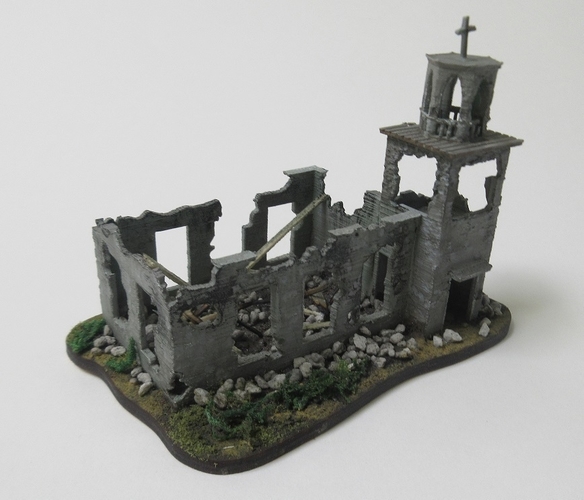 Ruined church 3D Print 258450