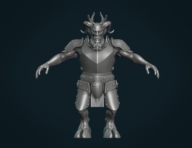 Demon figure II 3D Print 258451