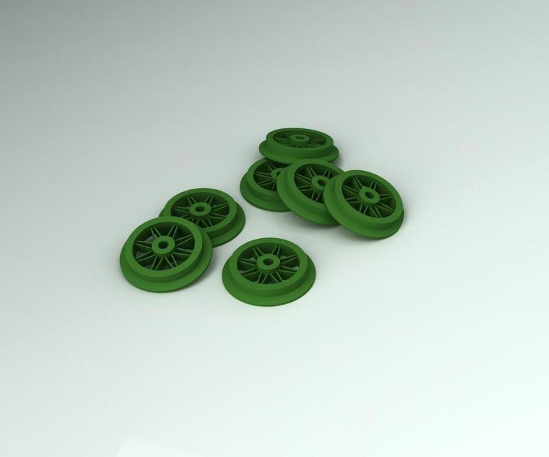 Garden Railway Wheel, 1:32
