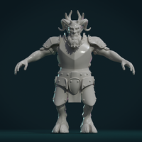 Small Demon figure II 3D Printing 258466