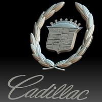Cadillac logo auto car logotype - Thumbnail 2