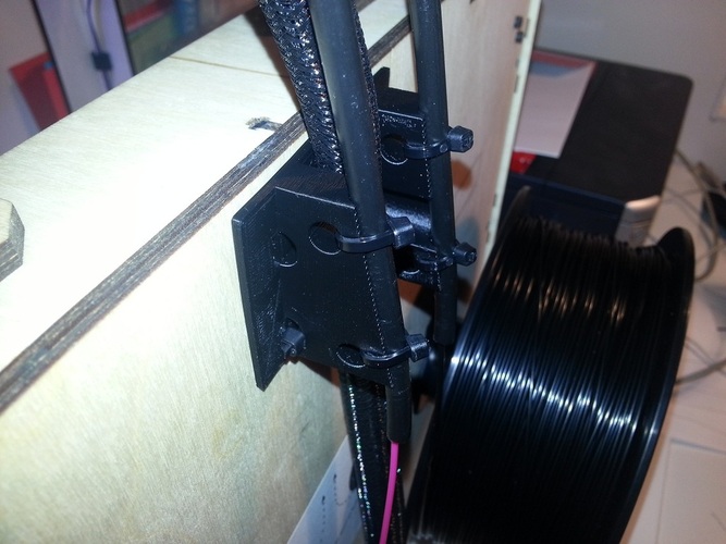 Replicator filament tube support bracket 3D Print 25848