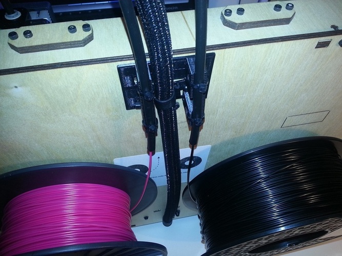 Replicator filament tube support bracket 3D Print 25849
