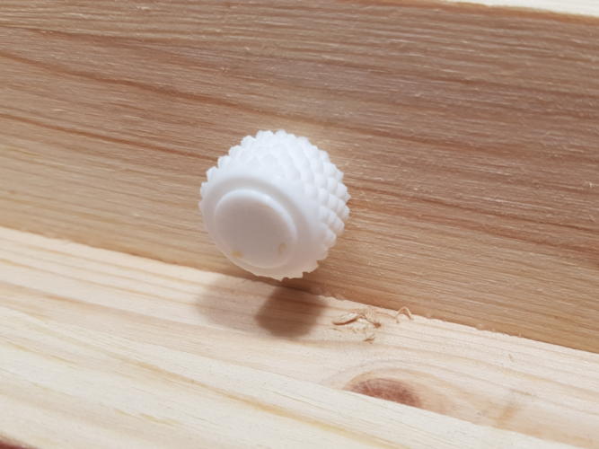knurled knob for M5 hex head screw/nut  3D Print 258491