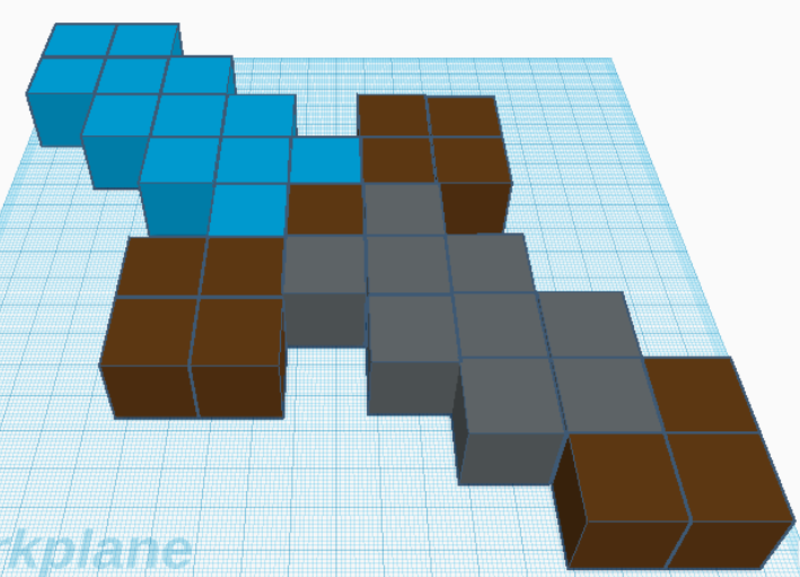 Minecraft dimond sword
