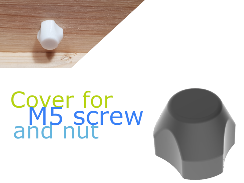 nut/screw-cover for M5