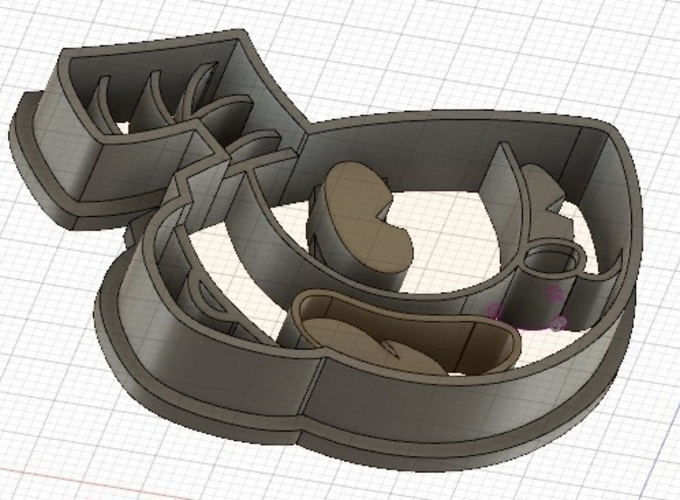 CUPHEAD COOKIE CUTTER 3D Print 258530