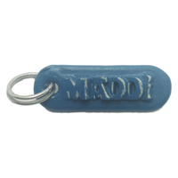 Small MADDI Personalized keychain embossed letters 3D Printing 258533