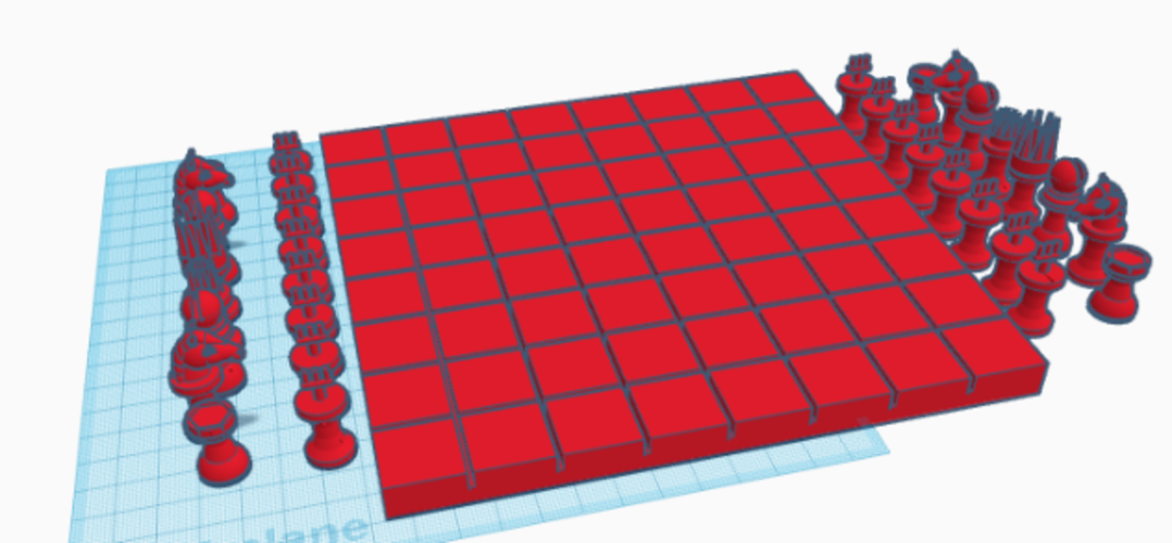 chess game/skakspil 3D Print 258542