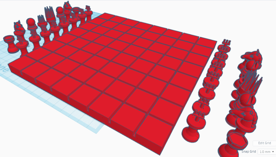 chess game/skakspil 3D Print 258543