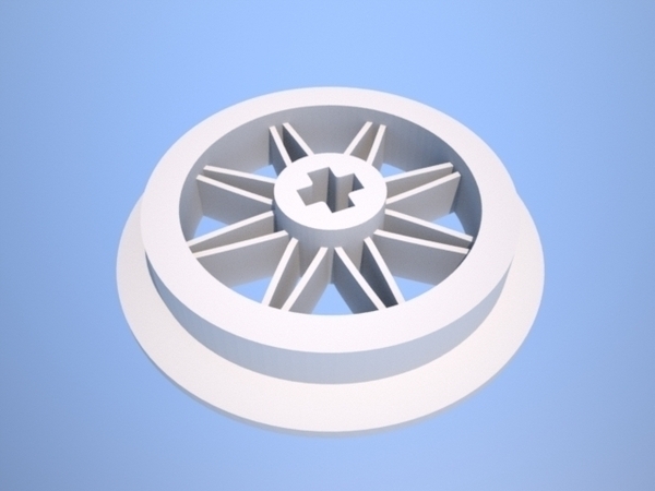 1:32 Garden Railway Wheel for Lego