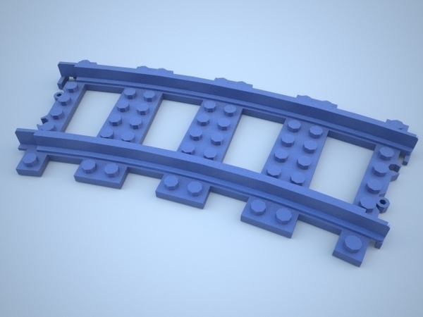 Lego Train Track, Curved