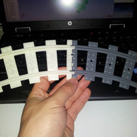 Lego Train Track, Curved - Thumbnail 2