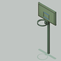 Small Basketball hoop 3D Printing 258625