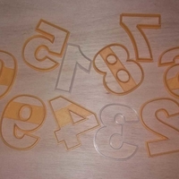 Numeros Arial Cookies Cutter - Thumbnail 2