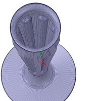 vase v13-05 for 3d-print or cnc - Thumbnail 1