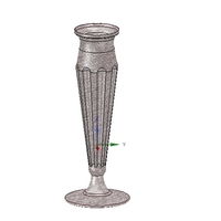 vase v13-05 for 3d-print or cnc - Thumbnail 2